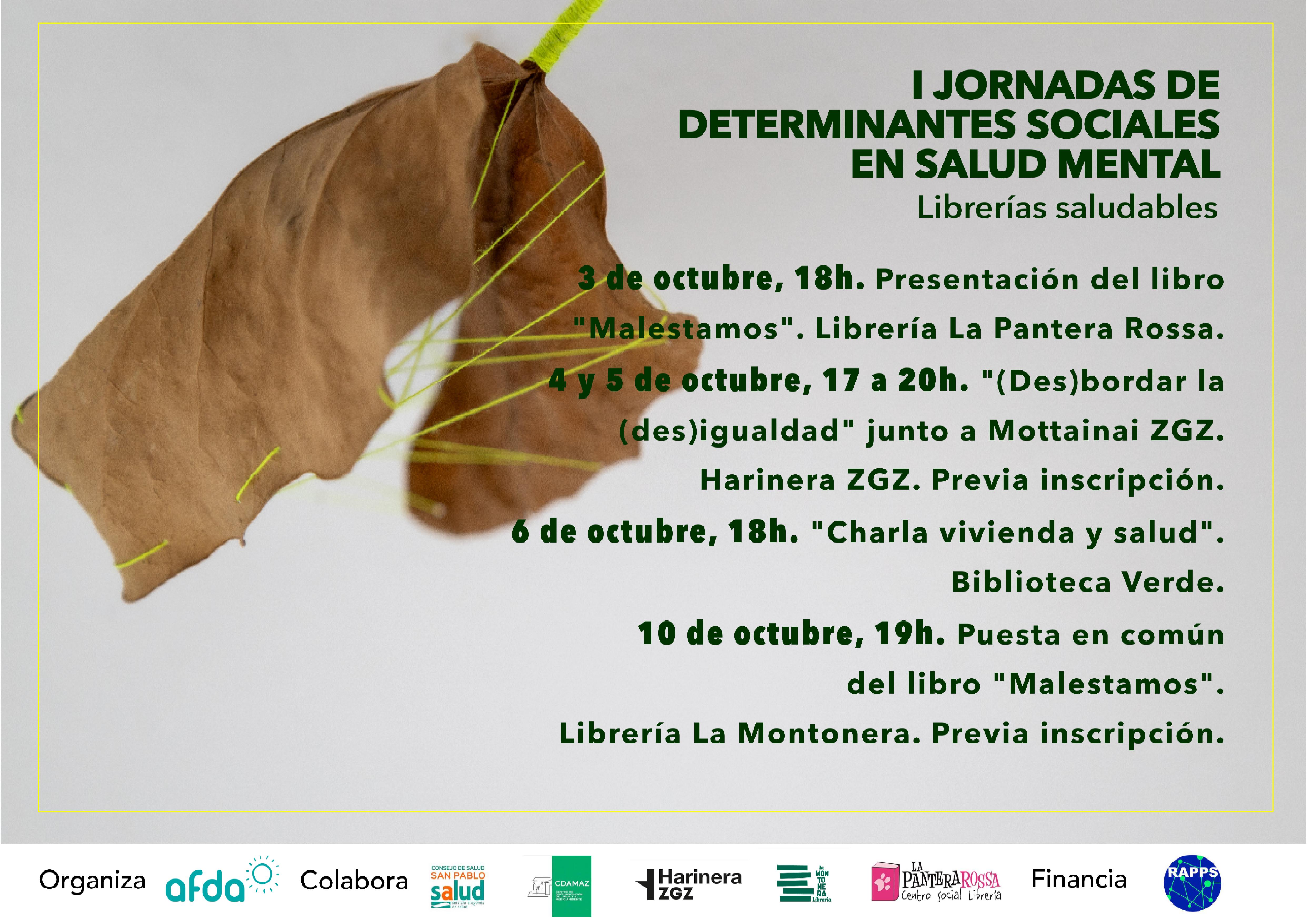 I Jornadas de Determinantes Sociales en Salud Mental