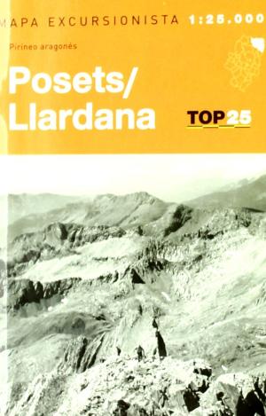MAPA EXCURSIONISTA POSETS-LLARDANA, E 1:25.000