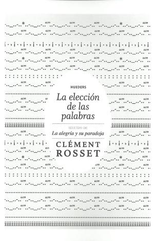 LA ELECCIÓN DE LAS PALABRAS